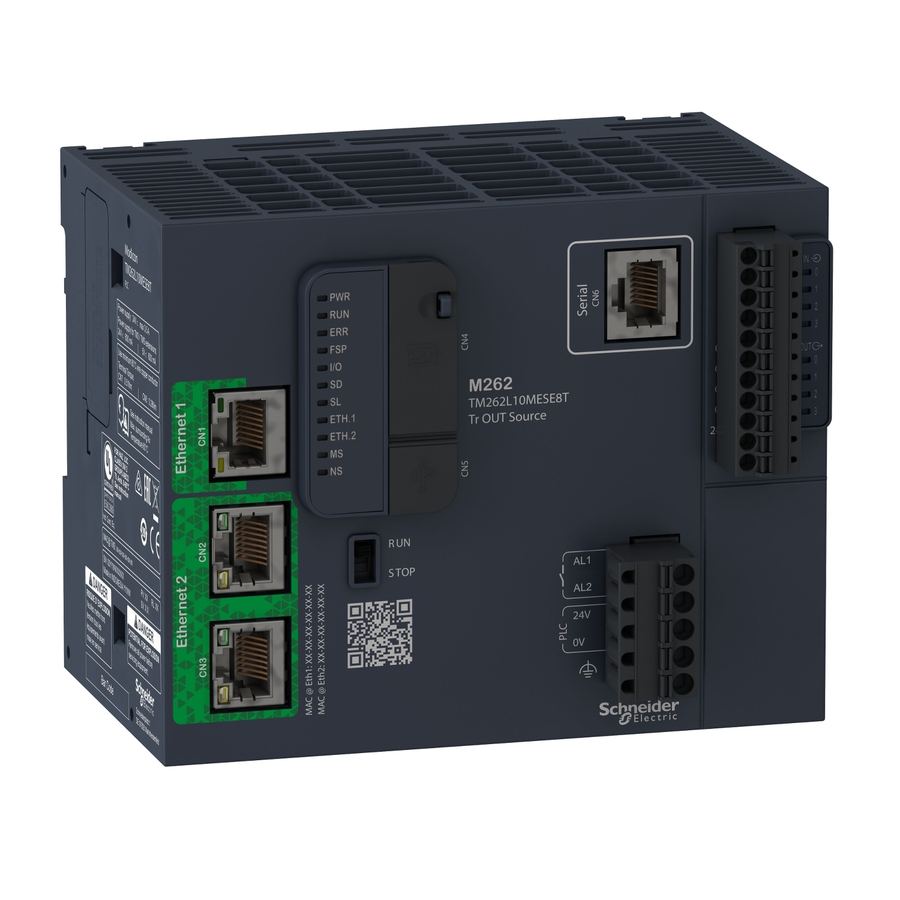 Schneider Electric Modicon PLC — M172, M221, M241, M251, M262, TM3, Zelio Logic SR2/SR3